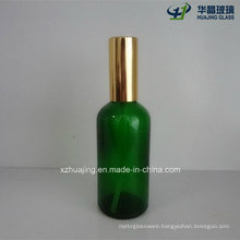 100ml Green Essential Oil Glass Bottles with Spray Pump